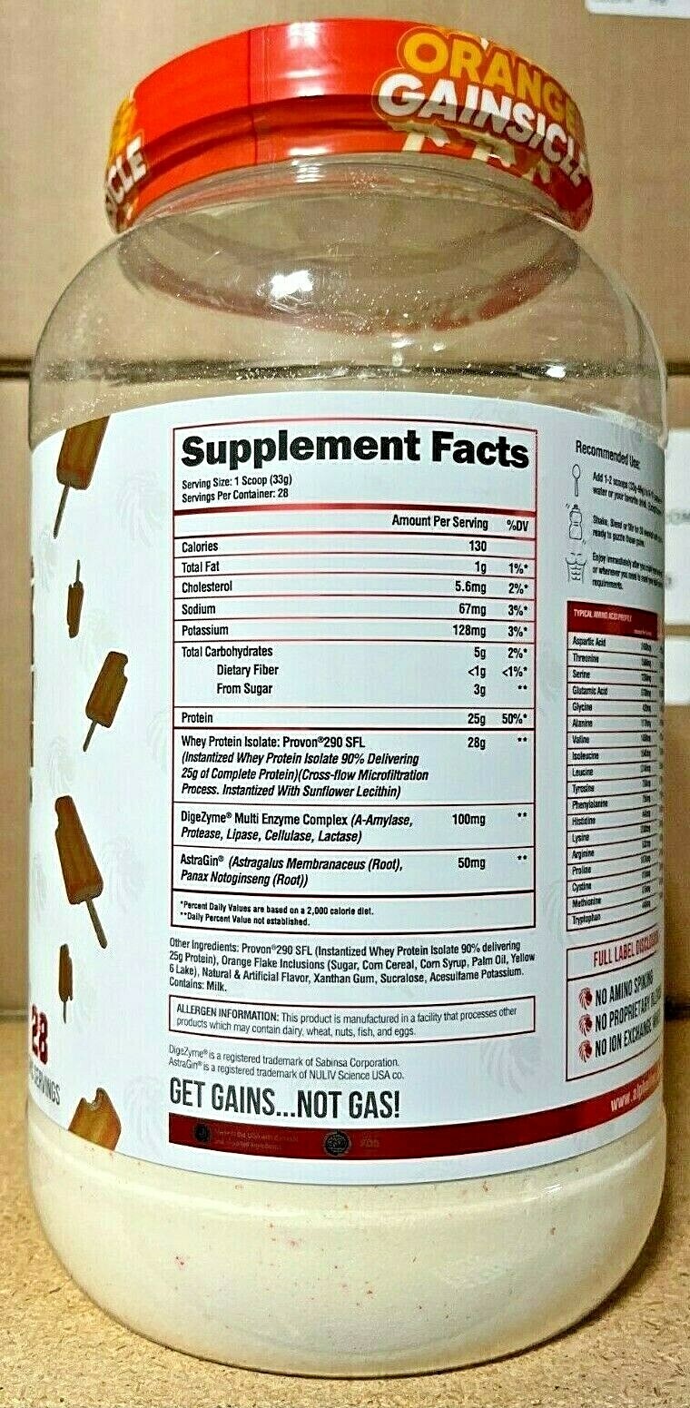 Alpha Lion Superhuman Protein 100% Premium Whey Isolate 28 Servings 5 Flavors