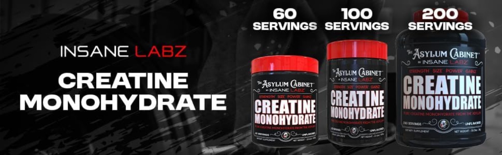 Caffeine-Free Creatine Monohydrate – 60 Servings to Elevate Muscle Performance