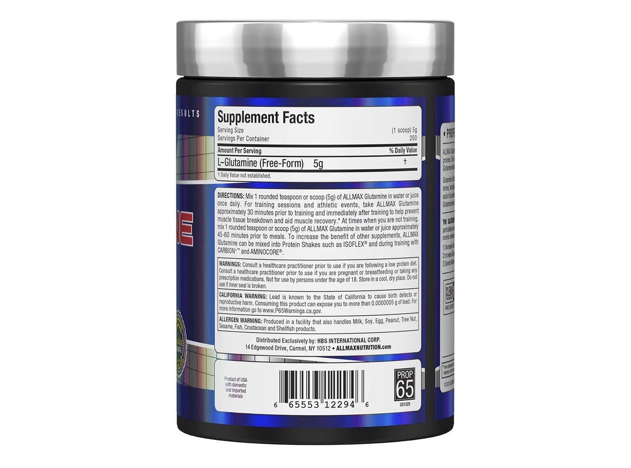ALLMAX Essentials, Glutamine, 2.2 lbs (1,000 g)