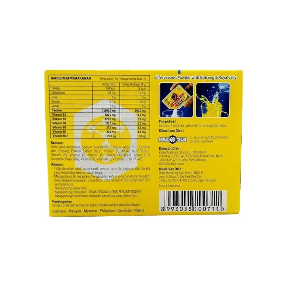 EXTRA JOSS Flavored Drink Base – 30 Boxes (180 SACHETS) HALAL & FREE SHIPPING