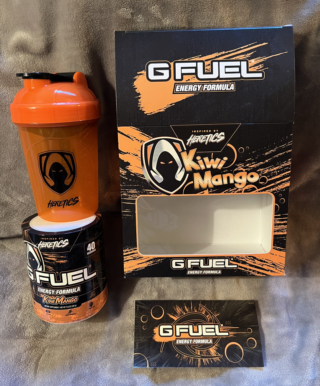 G Fuel Heretics Collectors Box Opened Tub Gfuel Kiwi Mango READ