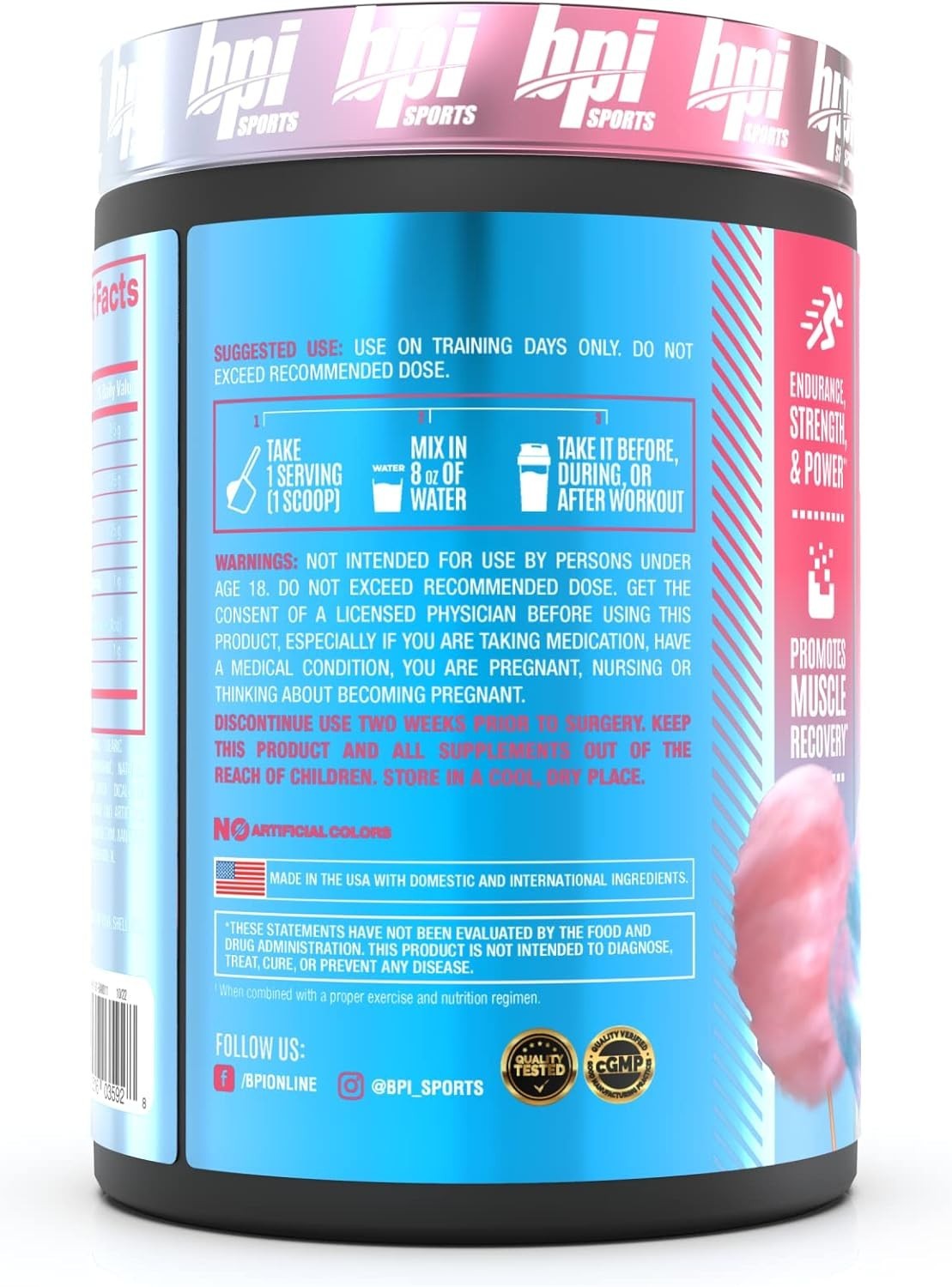 8.8 oz Best Aminos BCAA Powder – Hydration & Muscle Recovery Drink for Adults