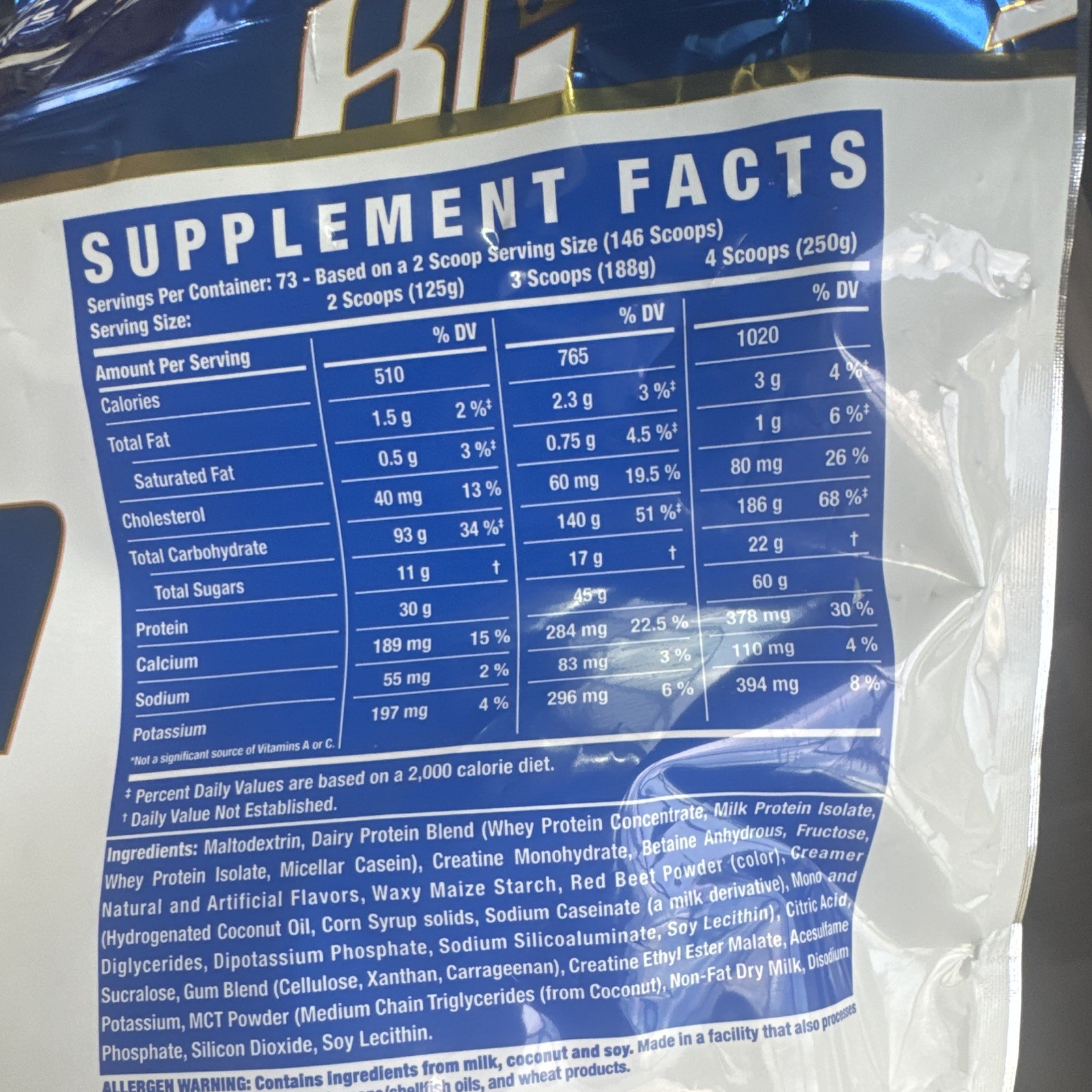 Ronnie Coleman Signature Series King Mass XL Strawberry Milkshake 20 lb