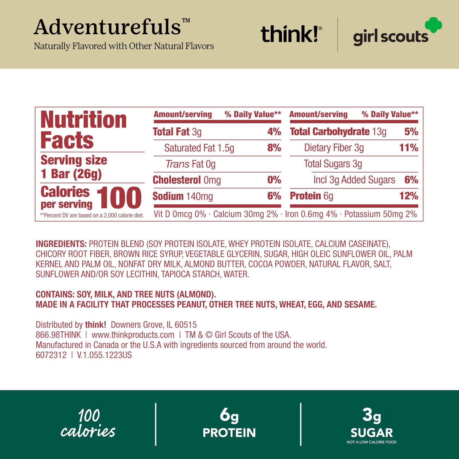 think! Girl Scout Minis, Adventurefuls, 15 Count 15 (Pack of 1)
