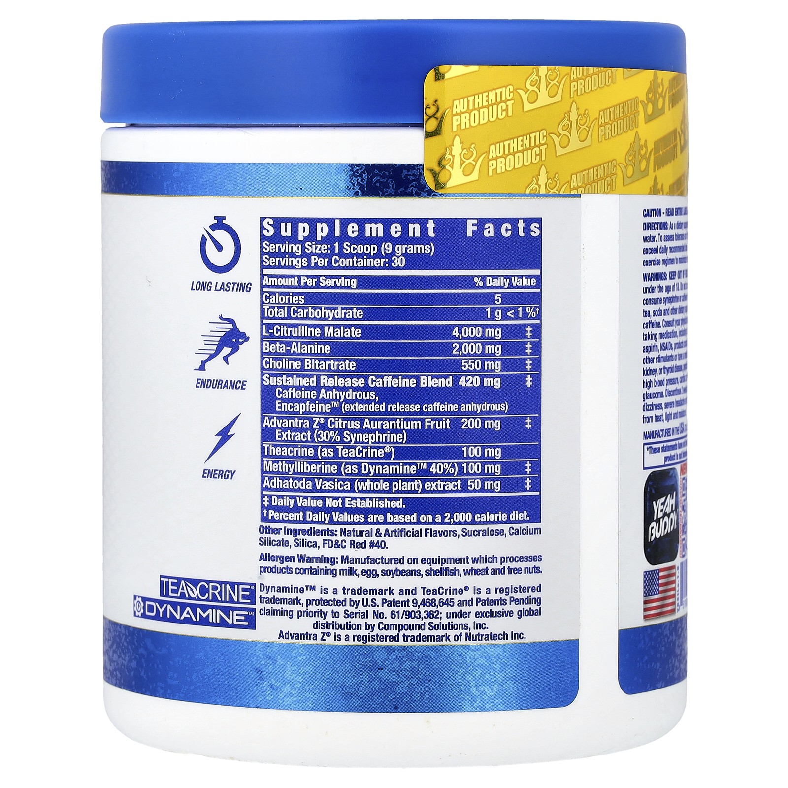 Signature Series, Yeah Buddy, Pre-Workout Energy Powder, Strawberry Lemonade ,