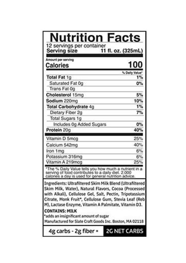 High Protein Milk Shake – Classic Chocolate, Lactose Free (12, 11Oz.)