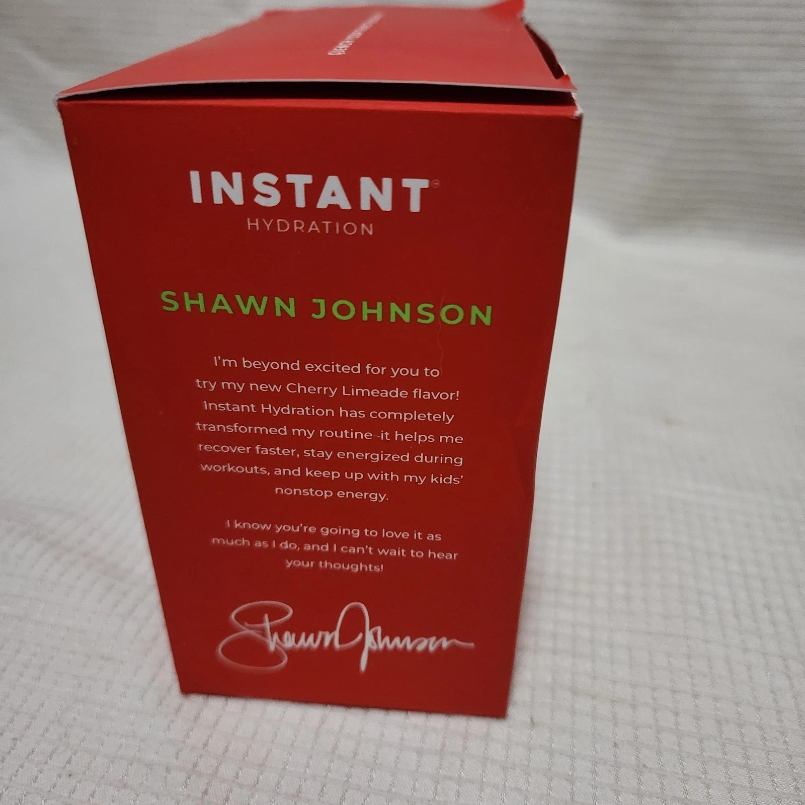 Instant Hydration 30 CT Total Cherry Limeade New In Box Sealed