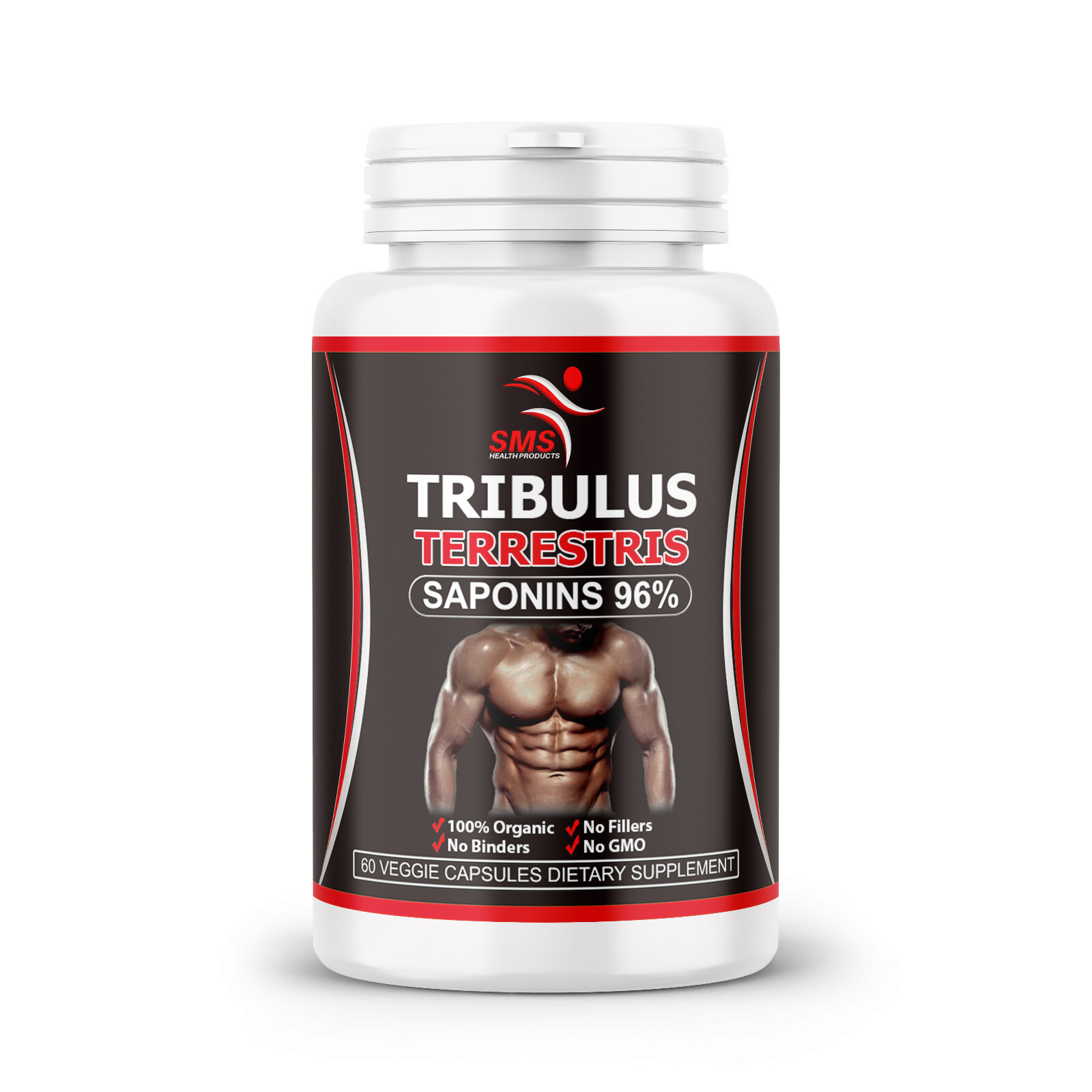 TRIBULUS TERRESTRIS 96% SAPONINS EXTRACT BODY BUILD TESTOSTERON BOOST AID 3X