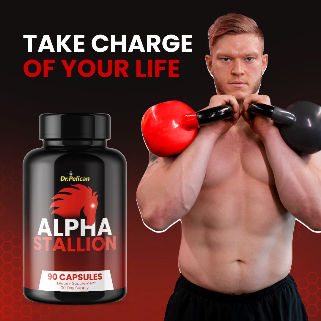 Alpha Stallion- Bodybuilding & Men’s Health Support- 12 Bottles- 1080 Capsules
