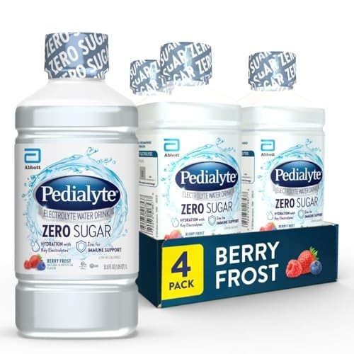 Pedialyte Electrolyte Water with Zero Sugar Hydration with Key Electrolytes | Gr