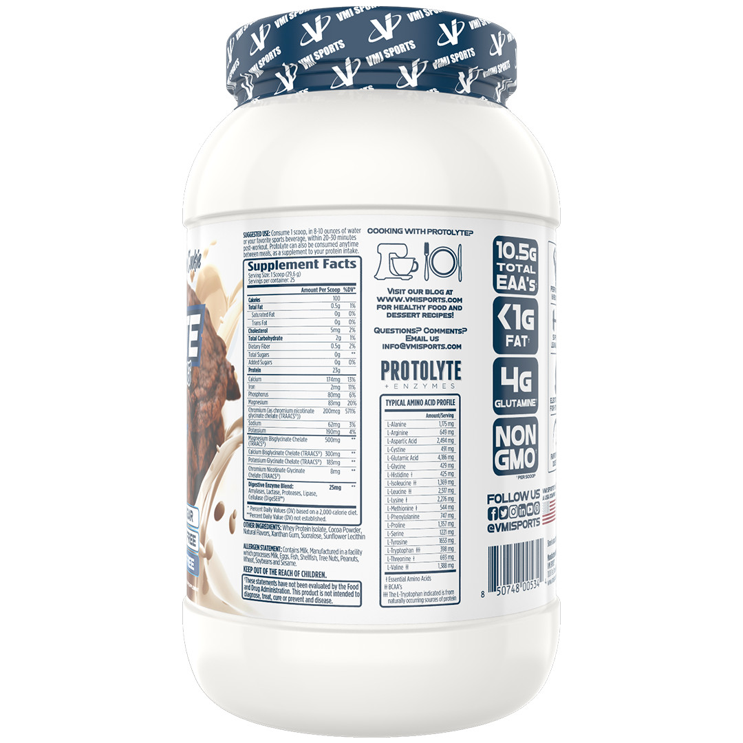 ProtoLyte® 100% Whey Protein Isolate 1.6lb – Chocolate Fudge Cookie