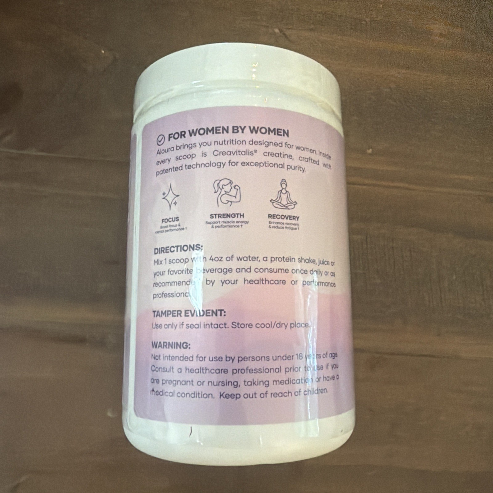 ALOURA NUTRITION BALANCE CREATINE MONOHYDRATE EXP 10/2028