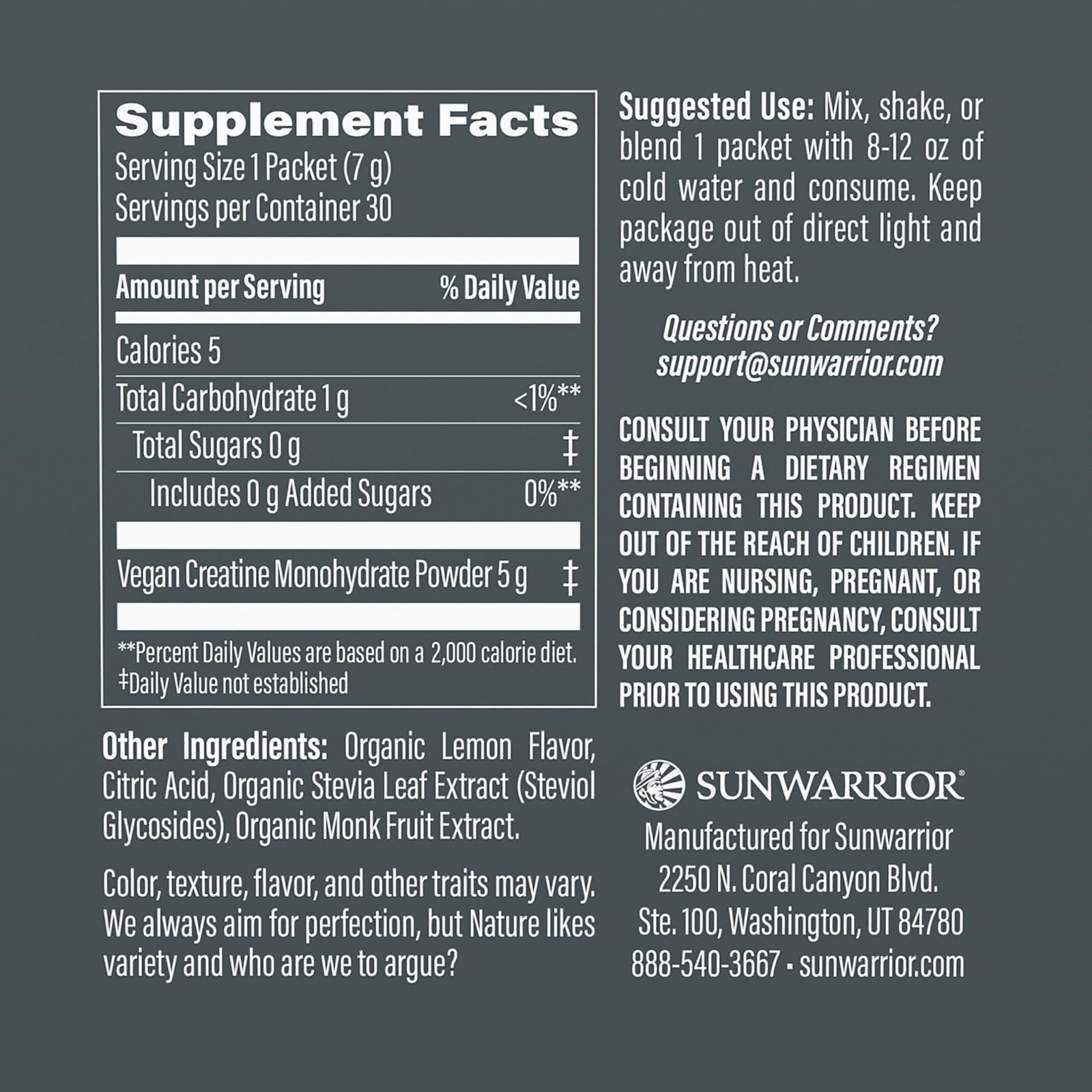 Lemonade Active Creatine Stick Pack 30ct, 0.24 OZ