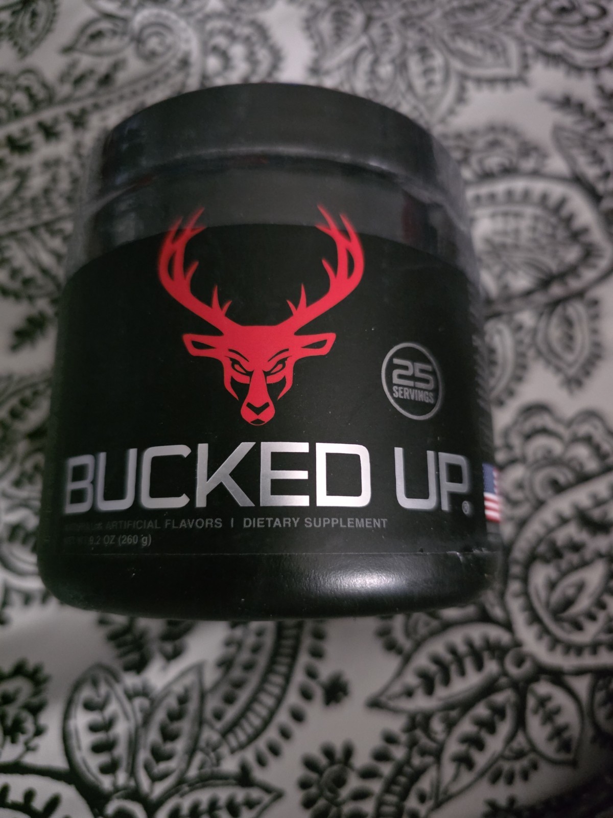 BUCKED UP PRE-WORKOUT Pump Focus Energy Growth 20 Srv Blood Raz Exp 2027