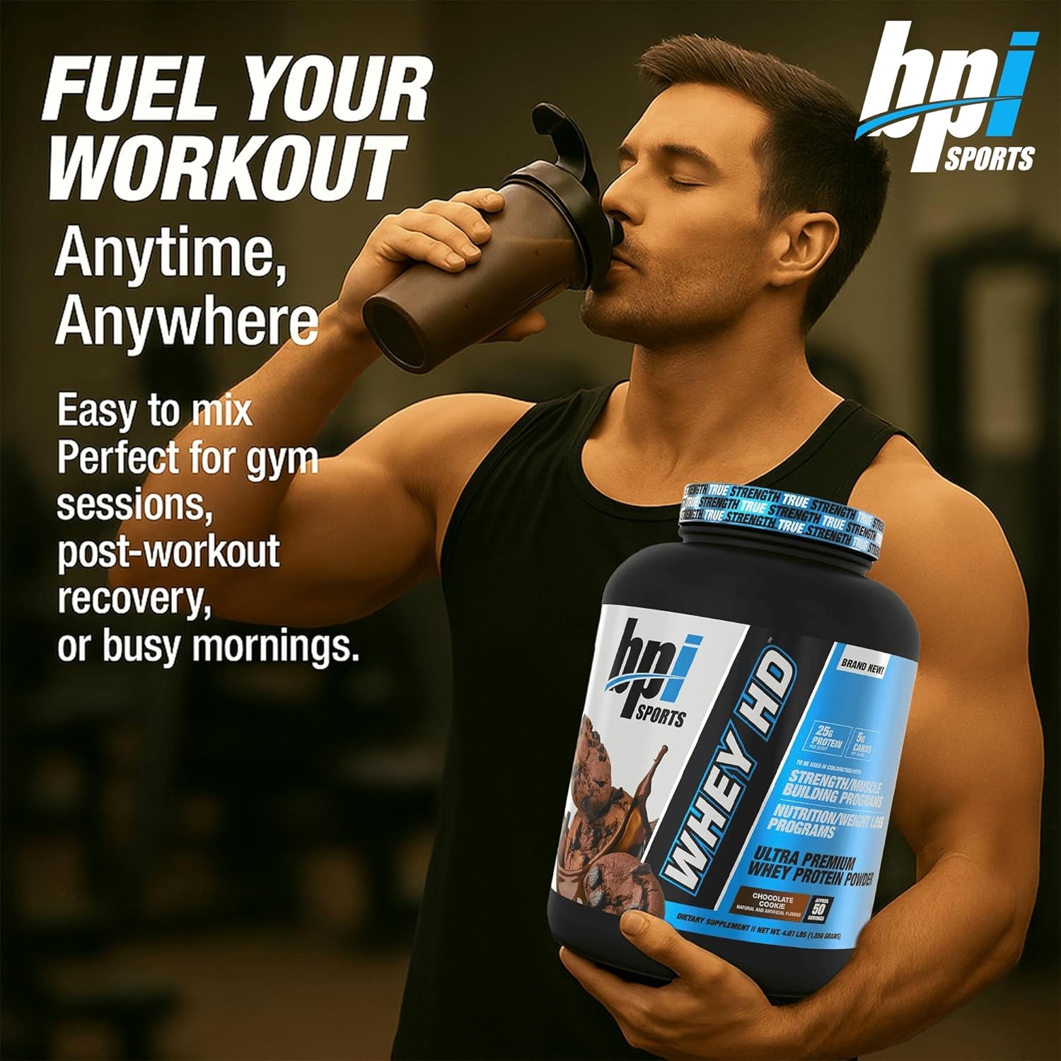 Whey HD Ultra Premium Protein Powder Isolate BPI Sports