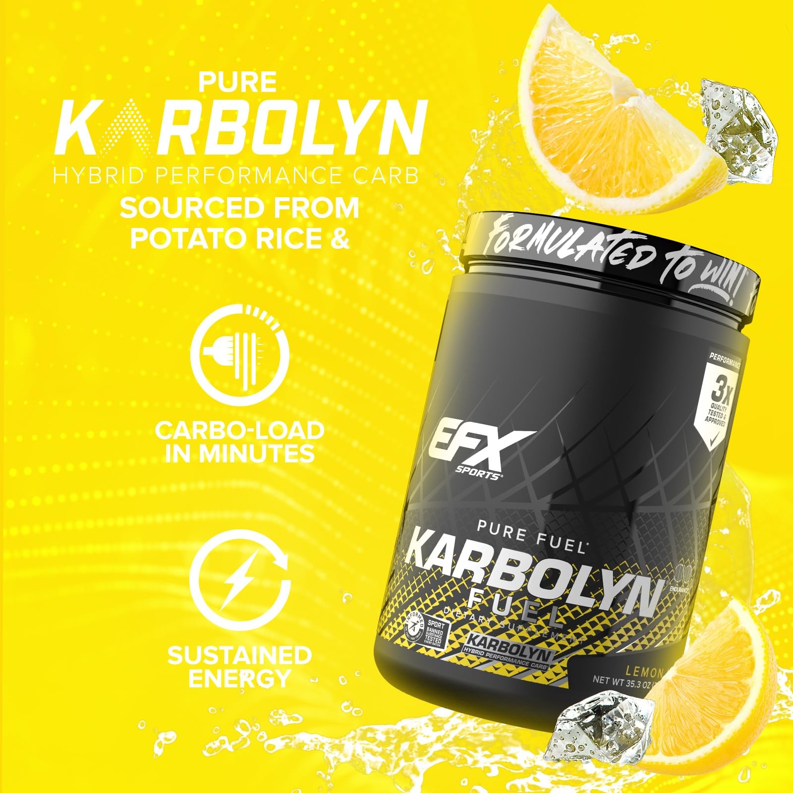 Karbolyn Fuel | Fast-Absorbing Carbohydrate Powder | Carb Load, Sustained Ene…