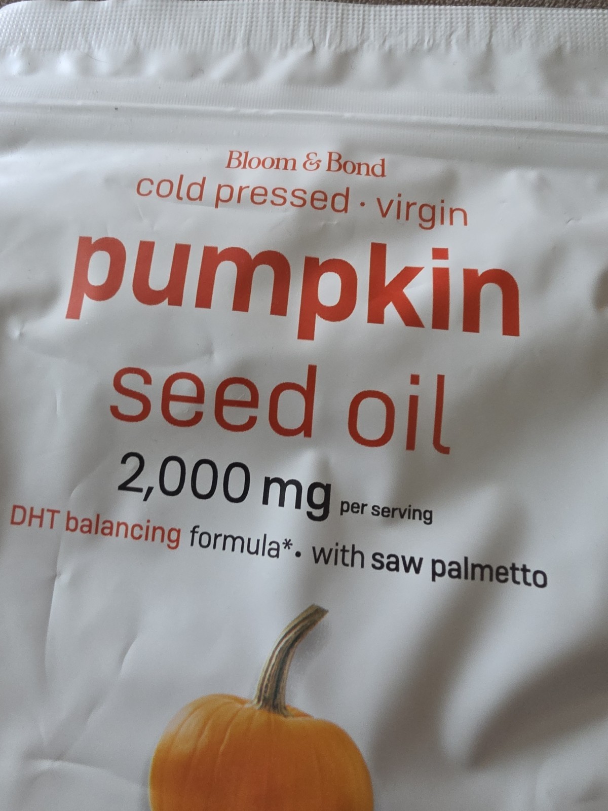 Pumpkin Seed Oil Saw Palmetto 2000mg 60 gels Cold Press Virgin Oil Phytosterols