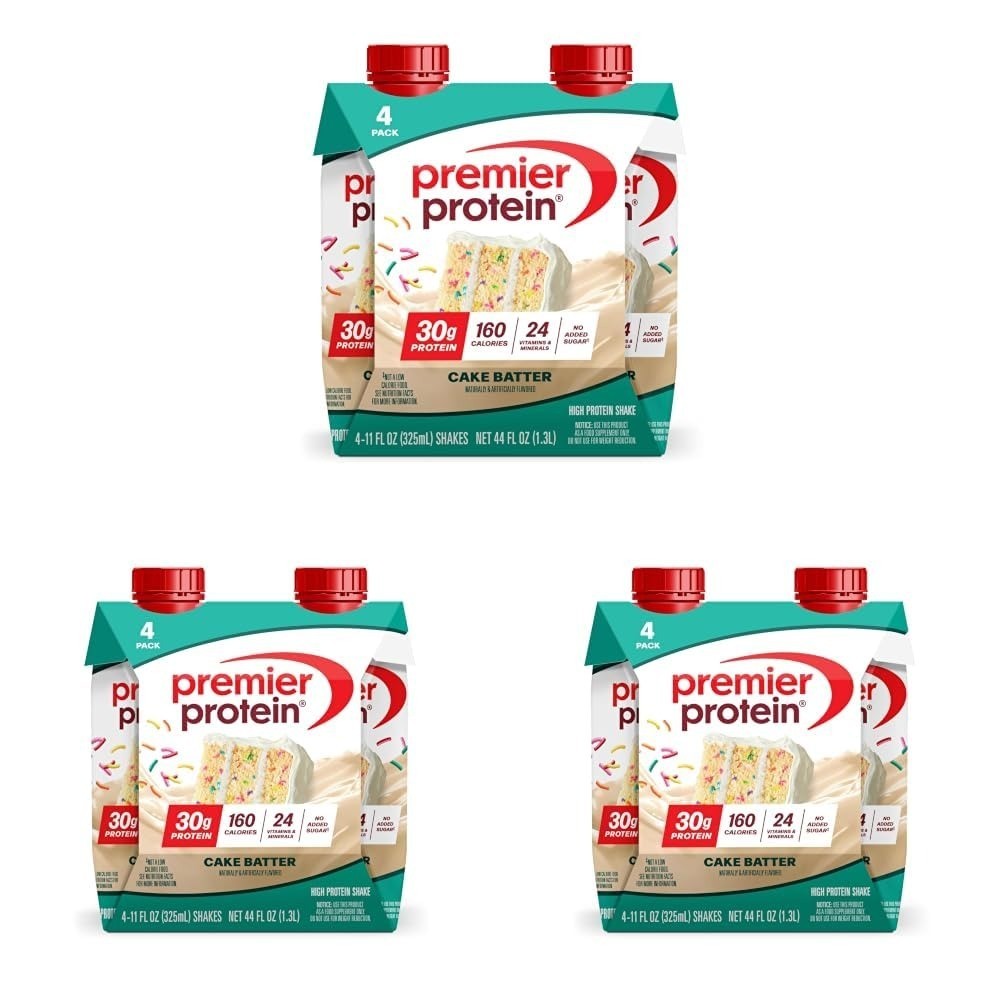 Premier Protein Energy 30g High Protein Shake Cafe Latte 12 Pack