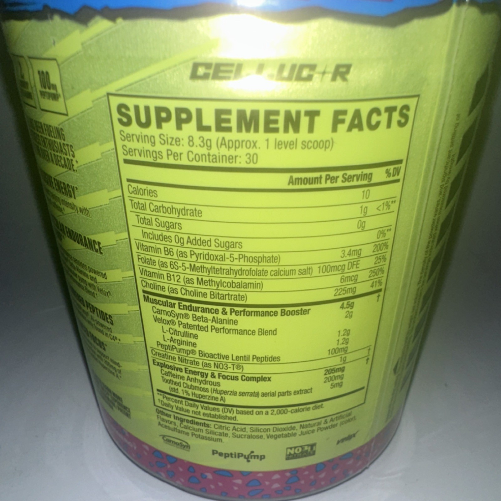 *RARE*Cellucor C4 Original Bubble Yum Pre-Workout Powder 30 Servings