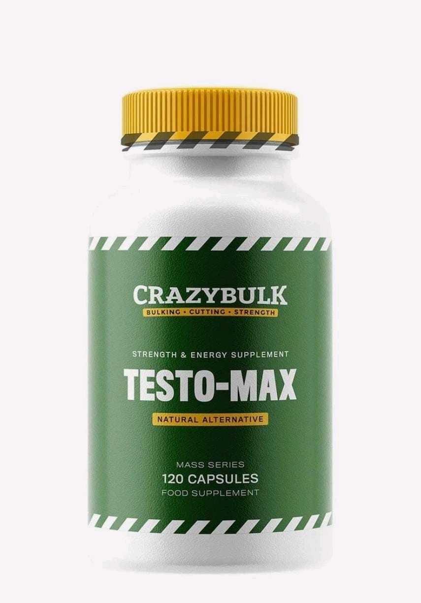 Crazybulk Natural TESTO-MAX 120 Capsules – FREE SHIPPING WORLDWIDE