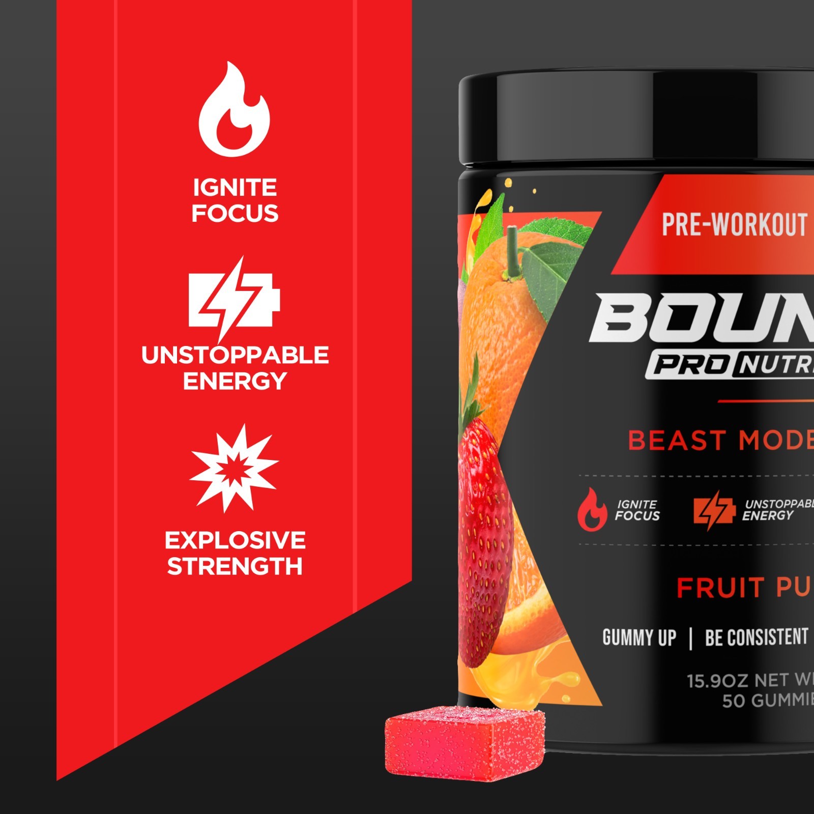 Pre-Workout Gummies – Beast Mode