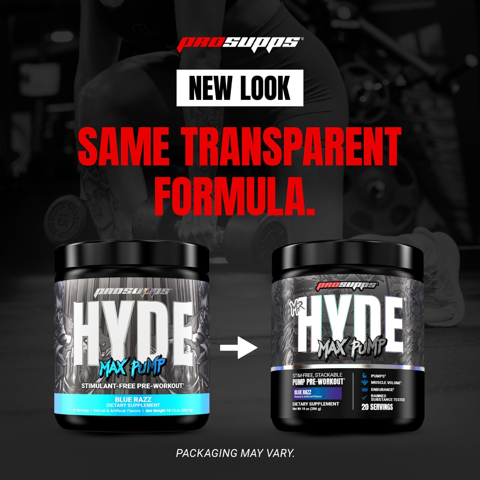 Stim-Free Pre Workout Powder, Blue Razz | Nitric Oxide Booster for Blood Flow, M