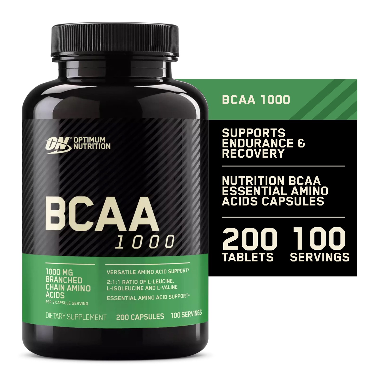 BCAA 1000, 200 Ct