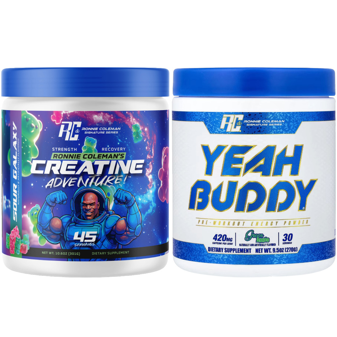 Ronnie Coleman UNBELIEVABLE PACK Creatine Adventure & Yeah Buddy Pre‑Workout Set