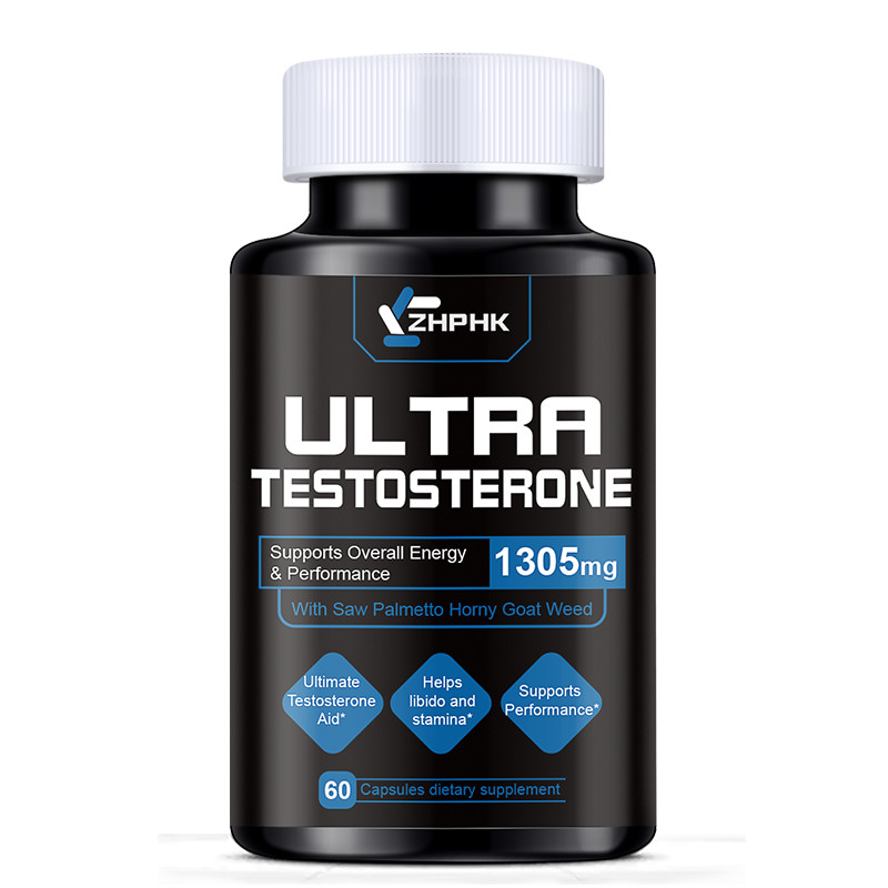 Testosterone Booster for Men, Male Enhancement Pills, Energy, Libido 60 Capsules