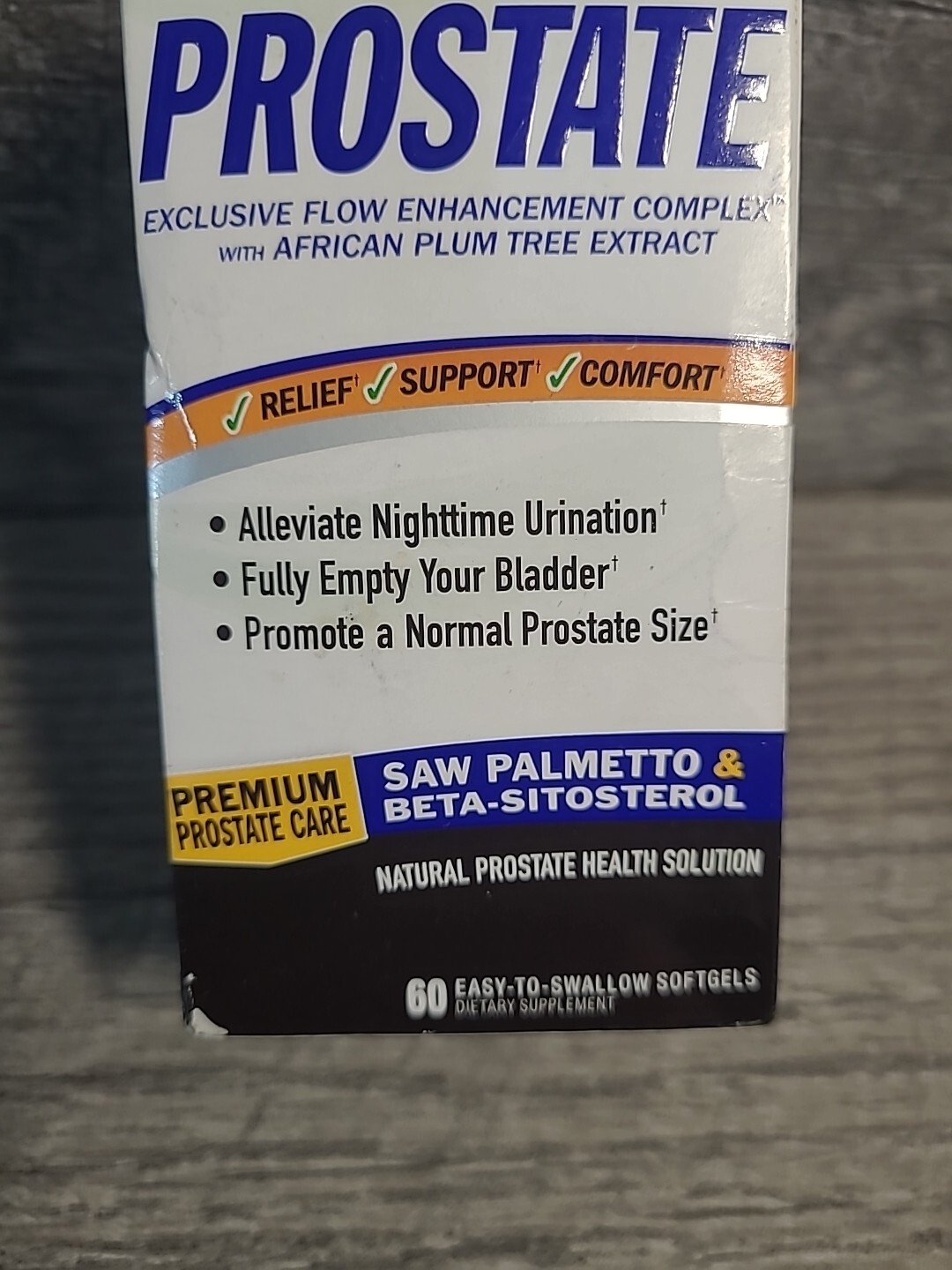 Force Factor Prostate Exclusive Flow Enhancement Complex Softgels Exp 8-26