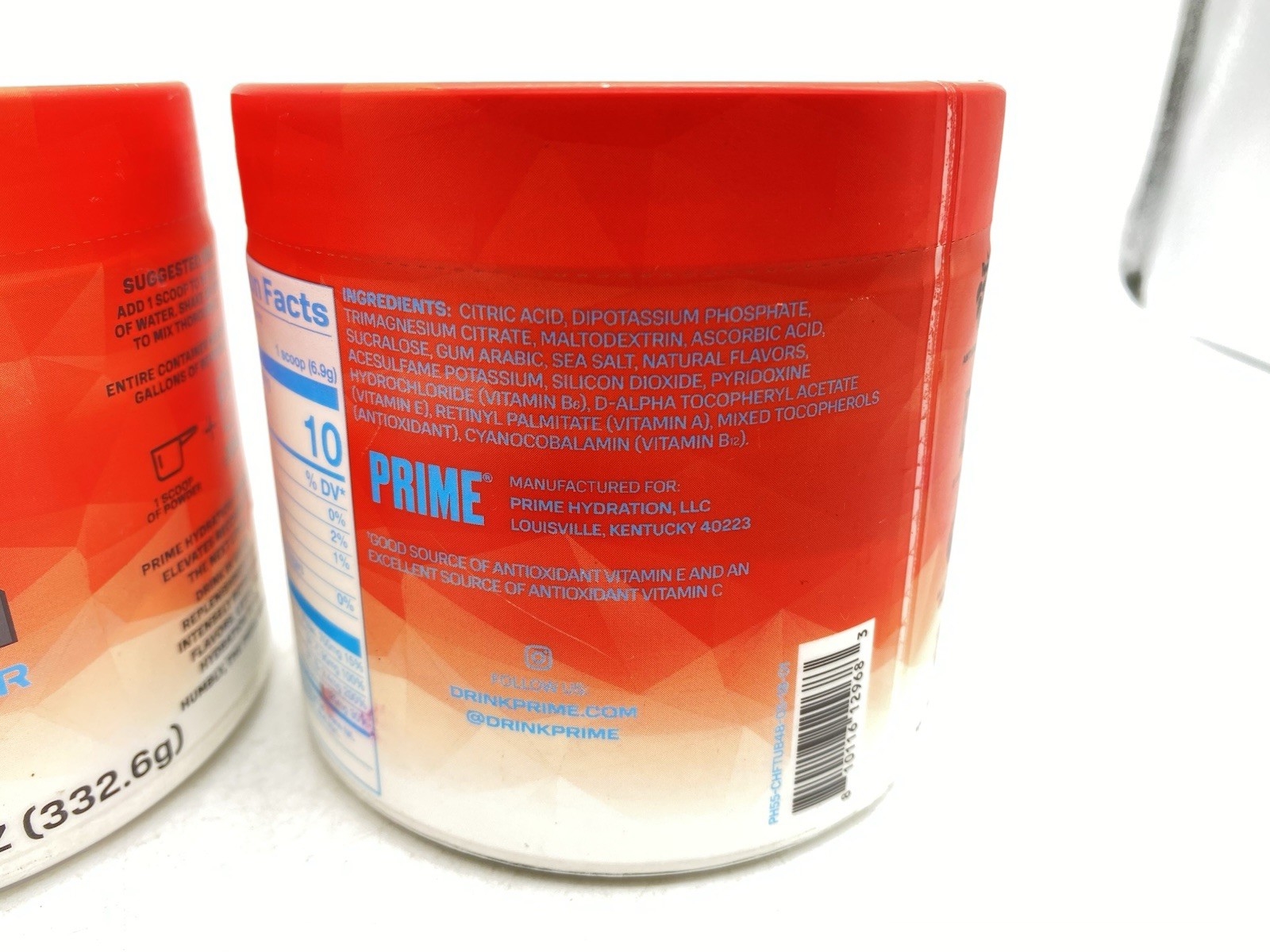 PRIME Hydration+ Powder – Cherry Freeze 2 Pack – 48 Servings Each