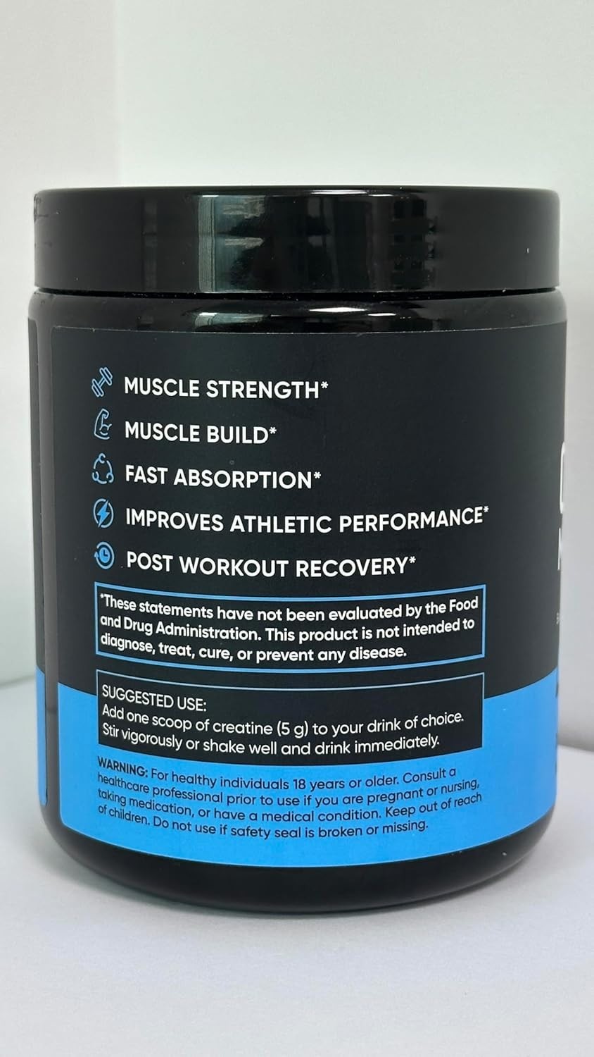 Micronized Creatine Monohydrate Powder – Optimize Energy & Recovery 13.4 Ounces
