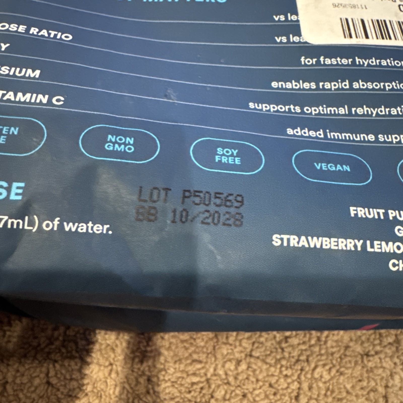 32 Servings DripDrop Hydration Juicy Variety Pack Electrolyte Drink Mix Singles