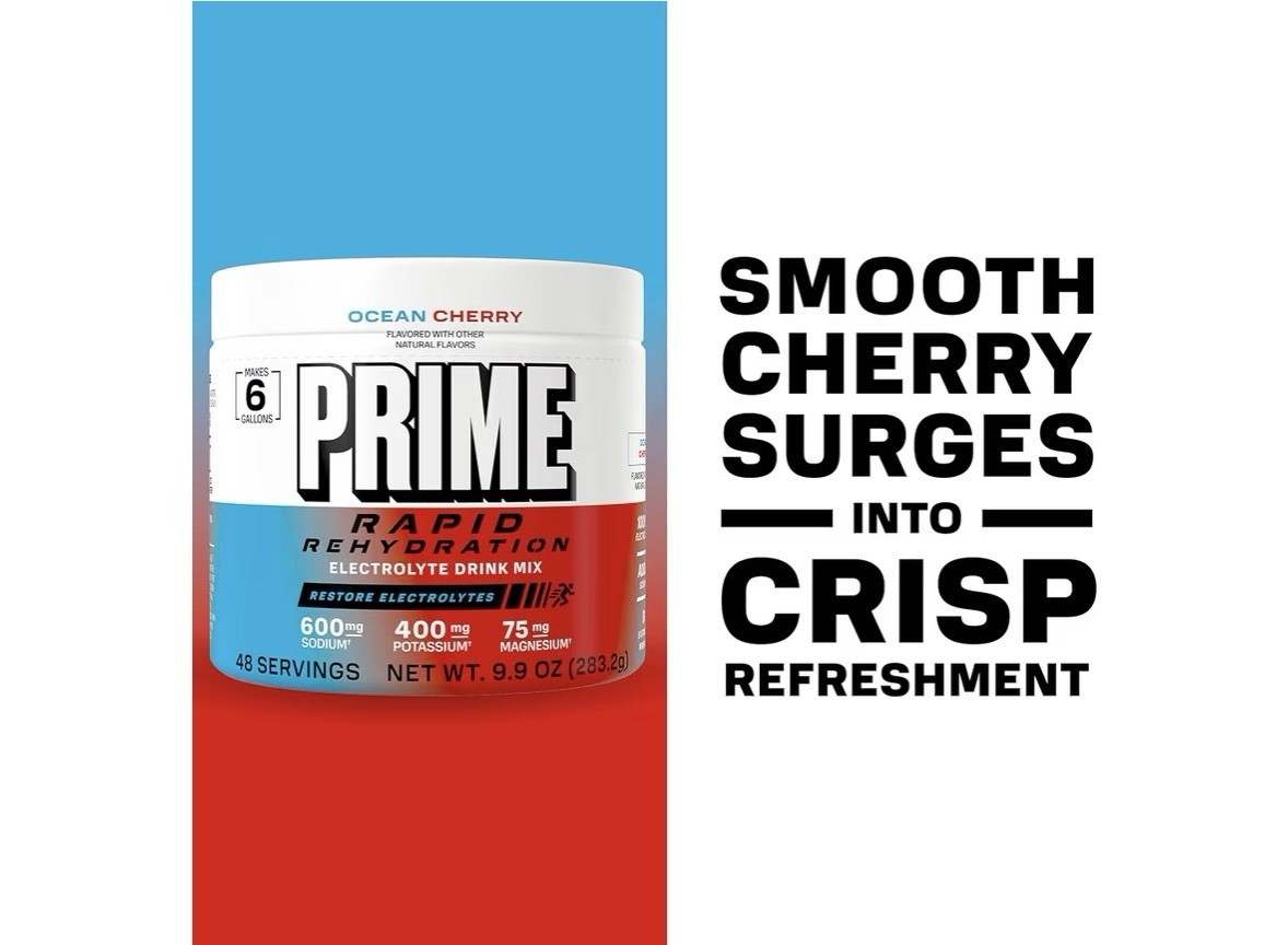 Prime Rapid Hydration Electrolyte Powder – Sugar Free Hydration Drink Mix