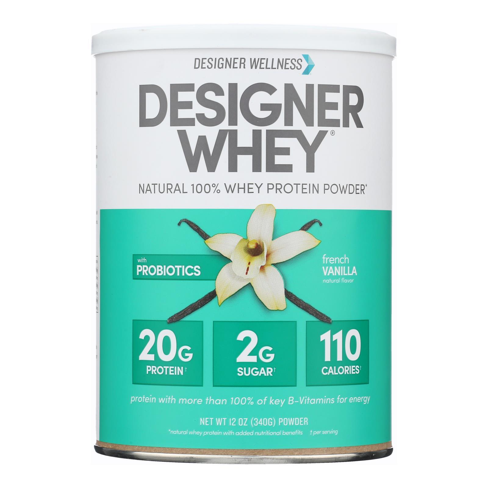 Designer Protein French Vanilla Designer Whey Whey Protein 12 oz (Pack of 3)
