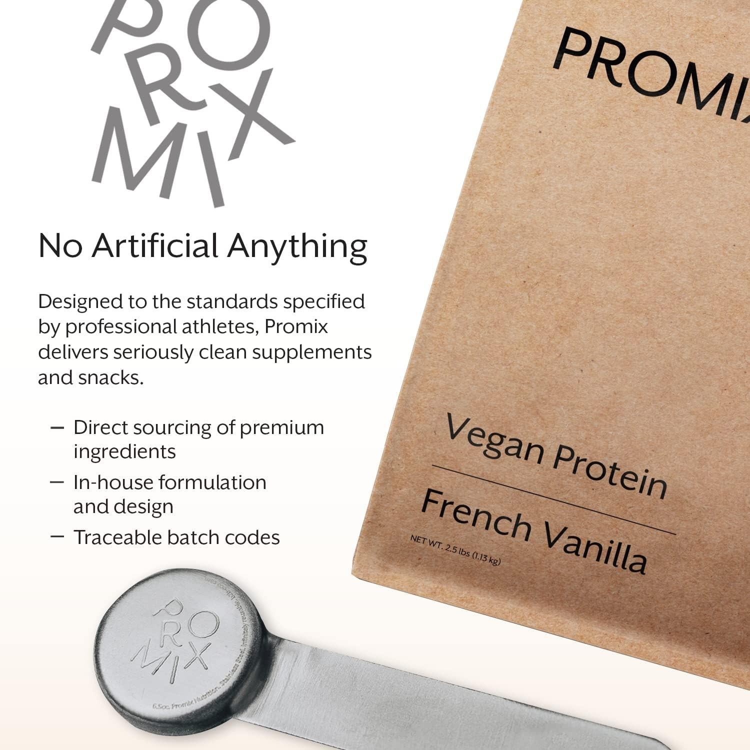 ProMix Nutrition Vegan Protein Powder Vanilla 2.5 Lb Pea Protein B12 Post