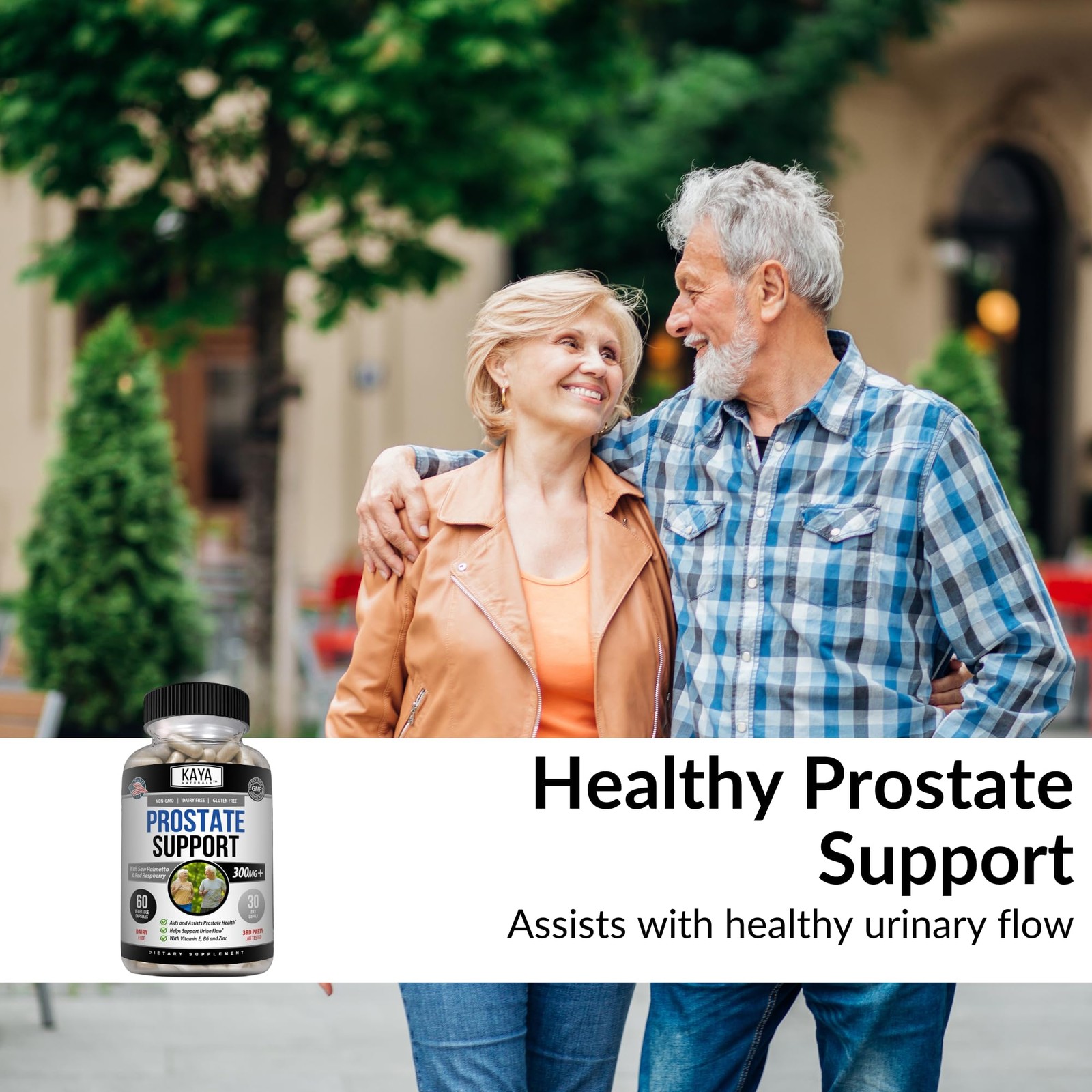 Kaya Naturals Prostate Support – Saw Palmetto, Potent 60 Count (Pack of 1)