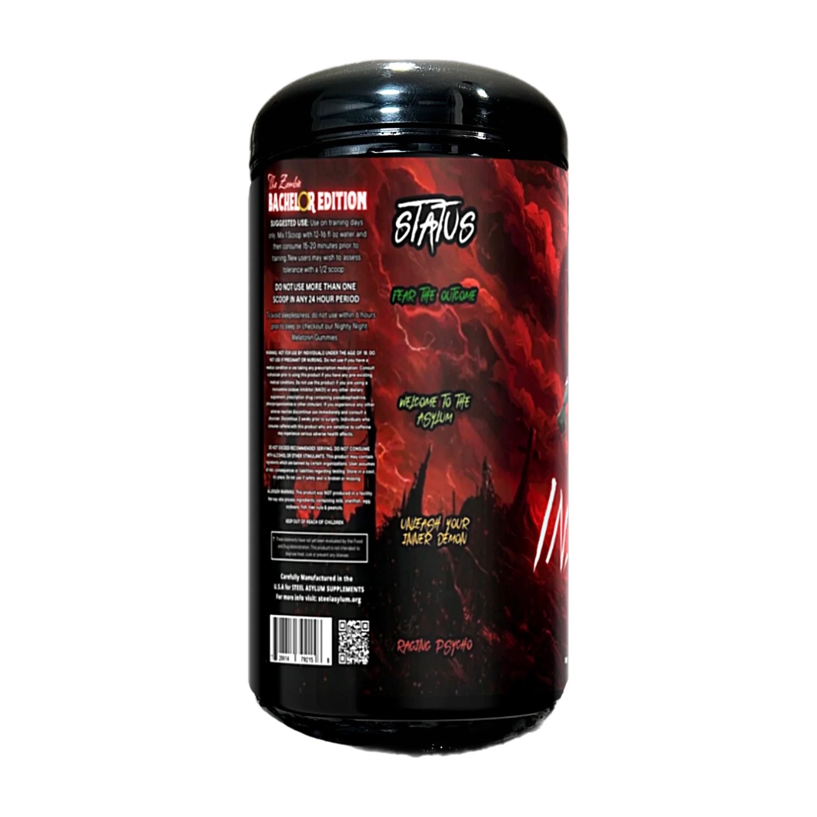 INSANITY v2 Limited Edition Raspberry High Stim Pre-Workout by Project M.