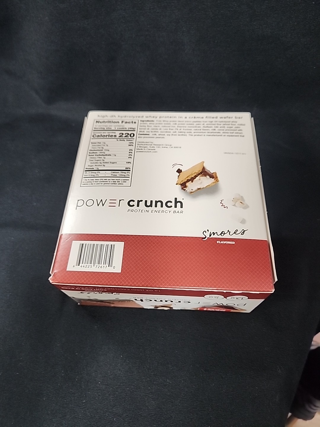 Power Crunch Protein Energy Bar, S’mores, 12 Bars, 1.4 oz (40 g) Each BB 12/25