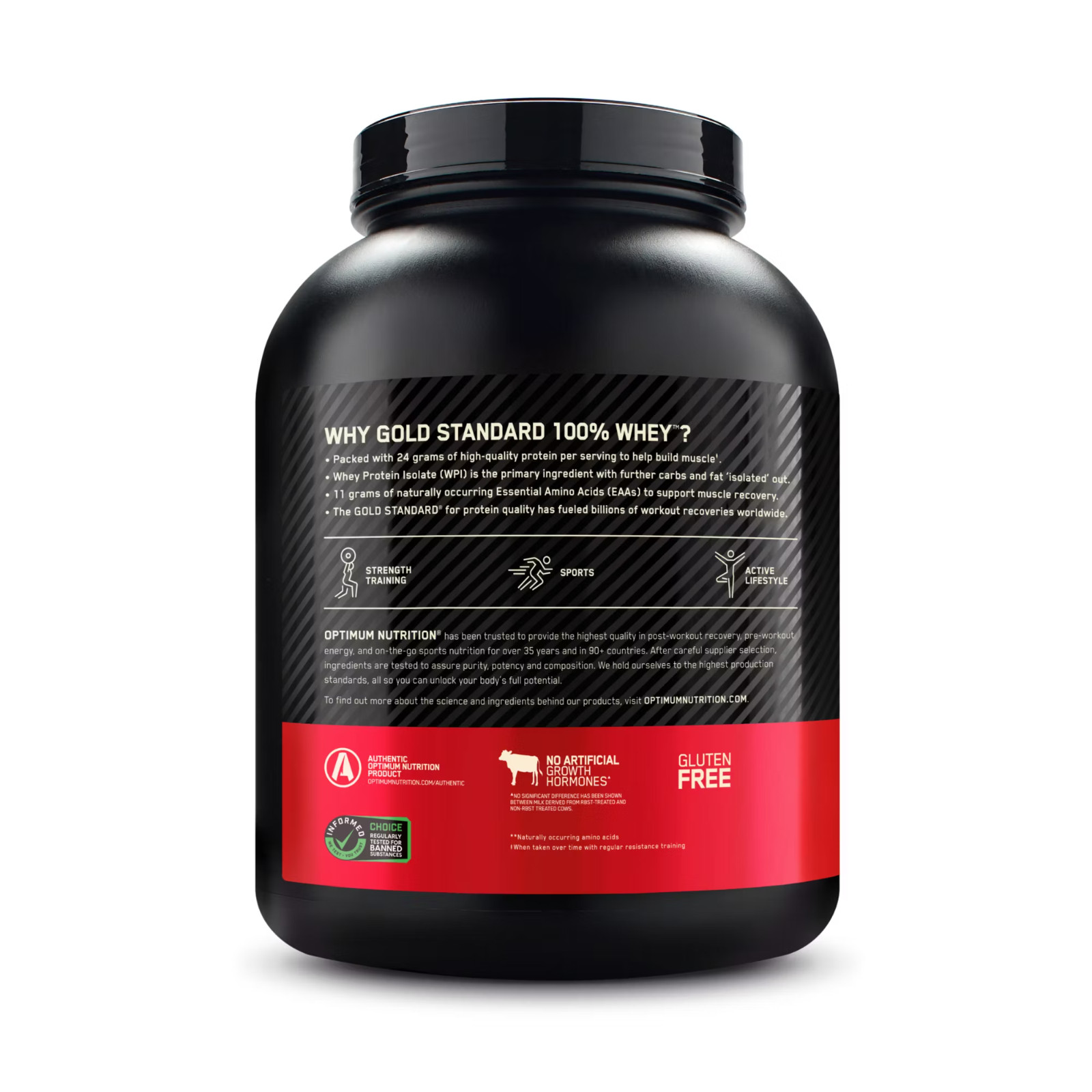 Optimum Nutrition Gold Standard Whey Protein Powder Double Rich Chocolate 2.27kg