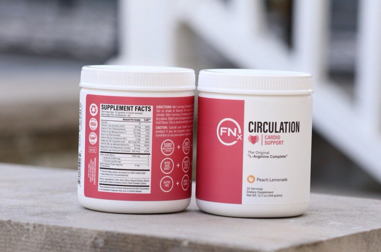 (2) Pack Fenix Nutrition Circulation – Peach Lemonade EXPRESS SHIPPING