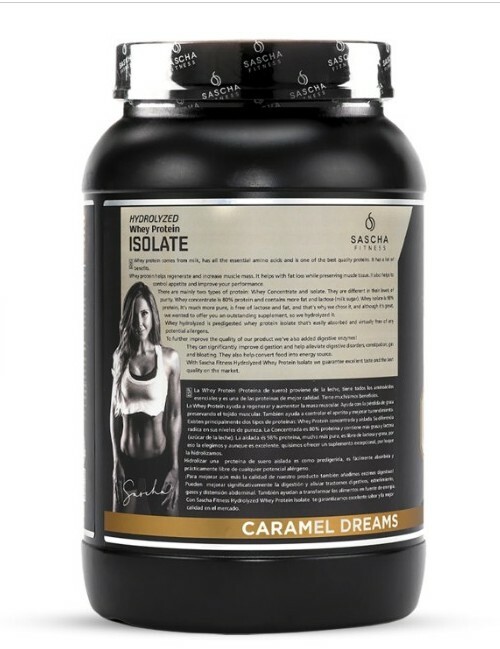 HYDROLYZED WHEY PROTEIN ISOLATE CARAMEL By Sascha Fitness