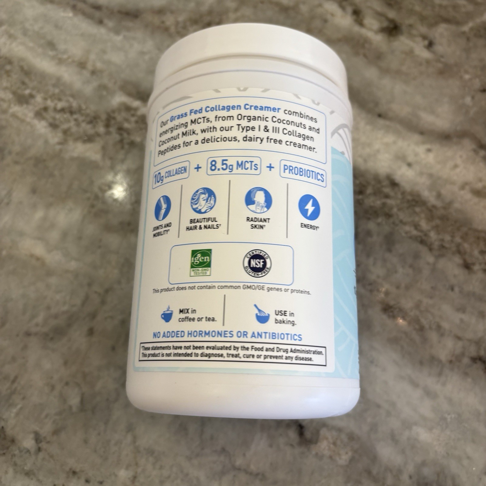 Garden of Life Grass Fed Collagen Creamer Powder – Creamy Vanilla, 12 Serv EXP27