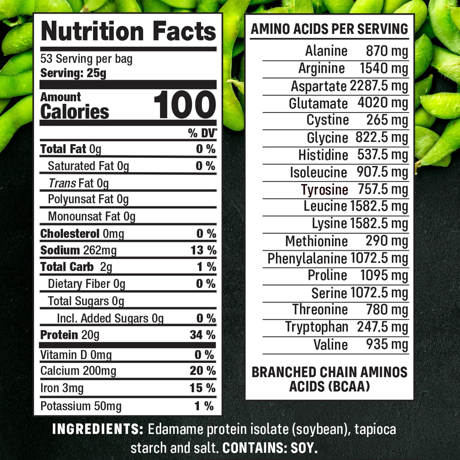 Smart for Life Soy Protein Puffs from Edamame High Protein Zero Sugar Soy Pr…