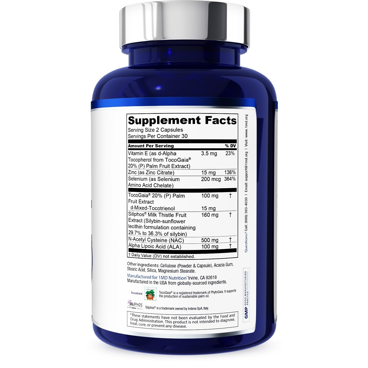 LiverMD – Liver Support Supplement | Siliphos Milk Thistle Extract & NAC – Su…