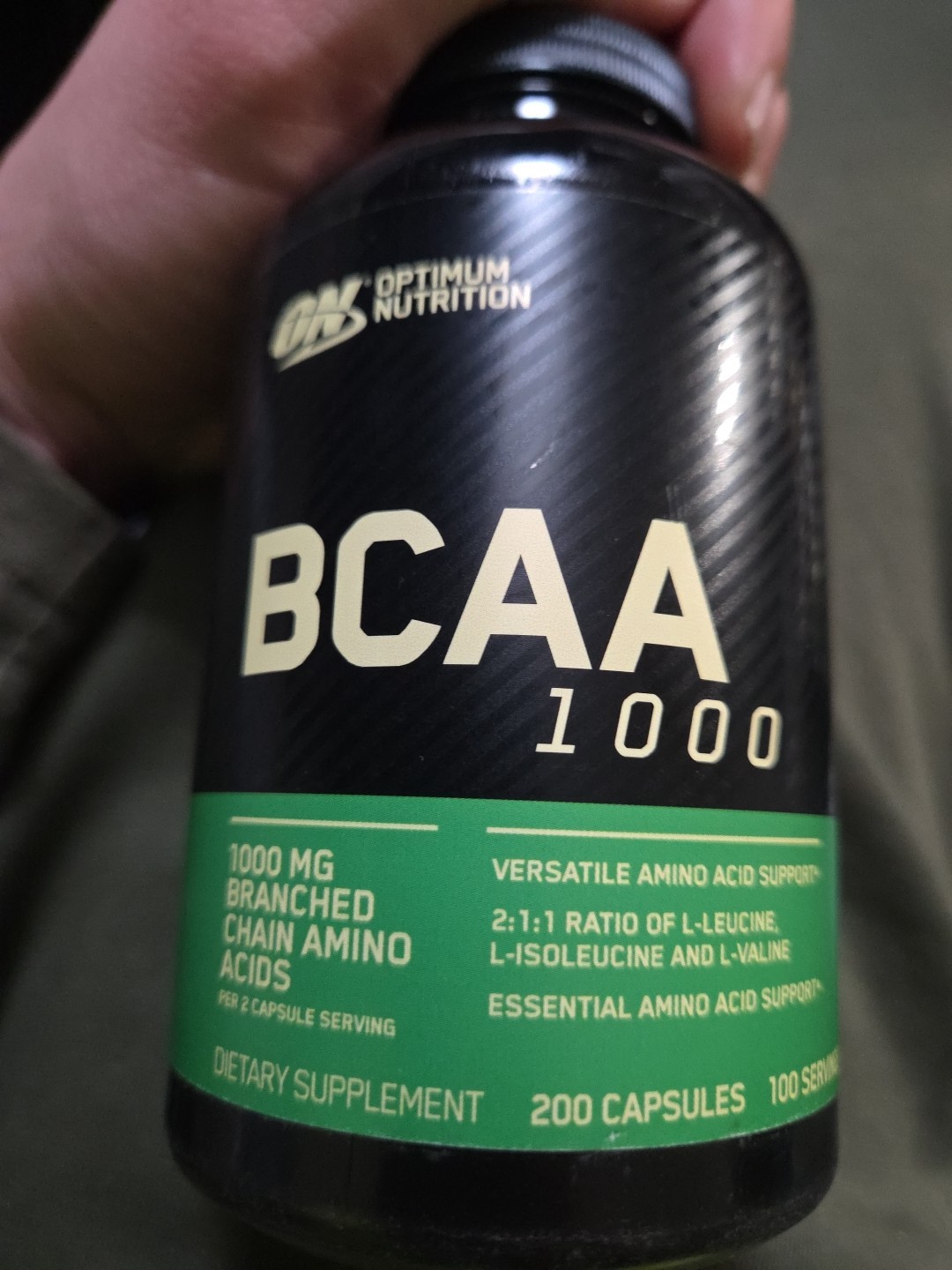 2xOptimum Nutrition 1031735 200 Capsules Branched Chain Essential Amino-acids…