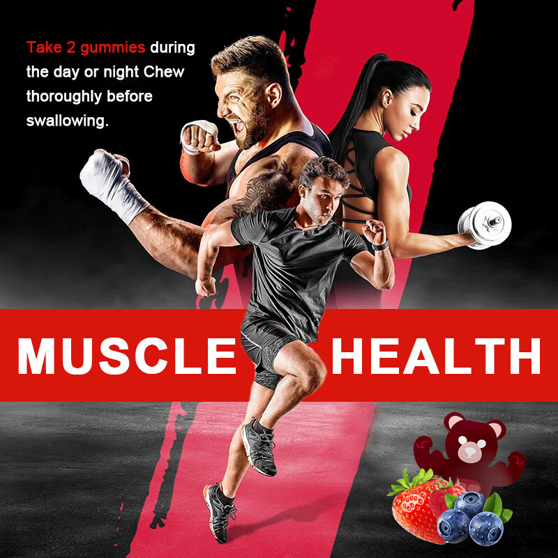 Creatine Monohydrate Gummy Energy Enhancement Improves Muscle