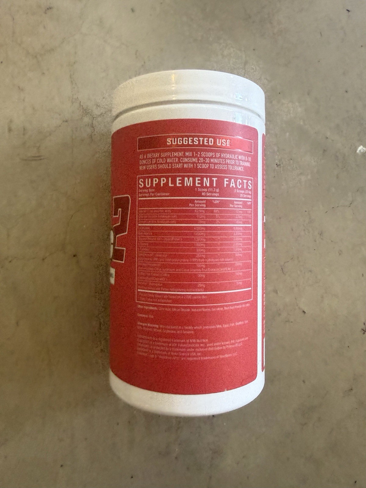 Axe & Sledge Hydraulic Whiskey + Cola Pump Non-Stim Pre Workout, 40 Servings