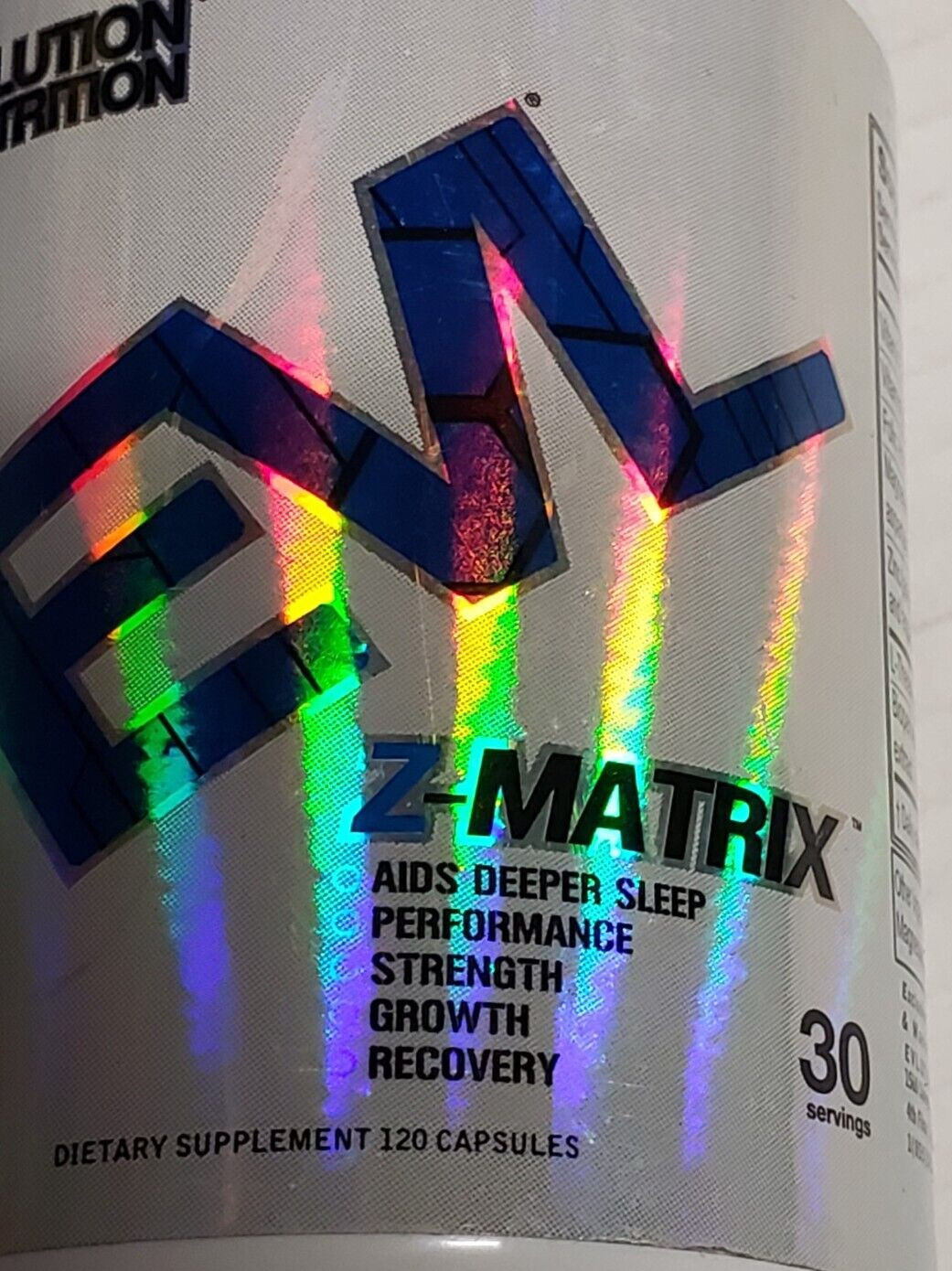 Evlution Nutrition – Z-MATRIX – 30 Serv / 120 Capsules – Deeper Sleep 8/2024