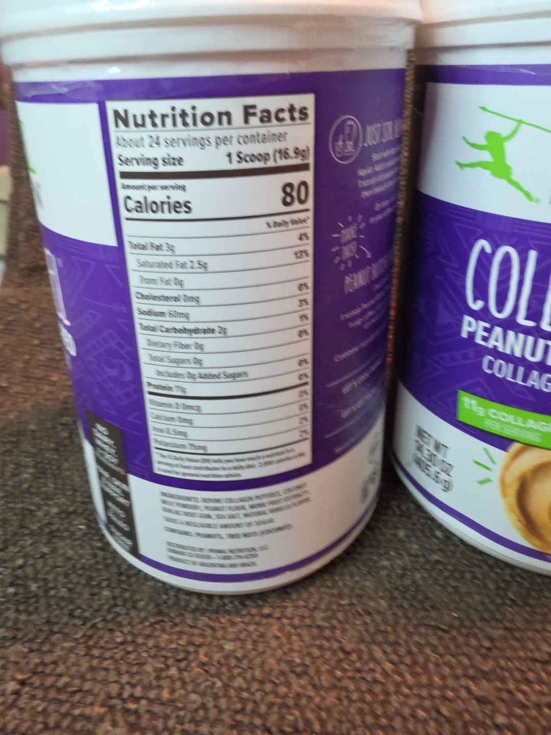 Primal Kitchen Collagen Fuel Drink Mix Peanut Butter Exp 01/26 Lot Of 2 (E5)